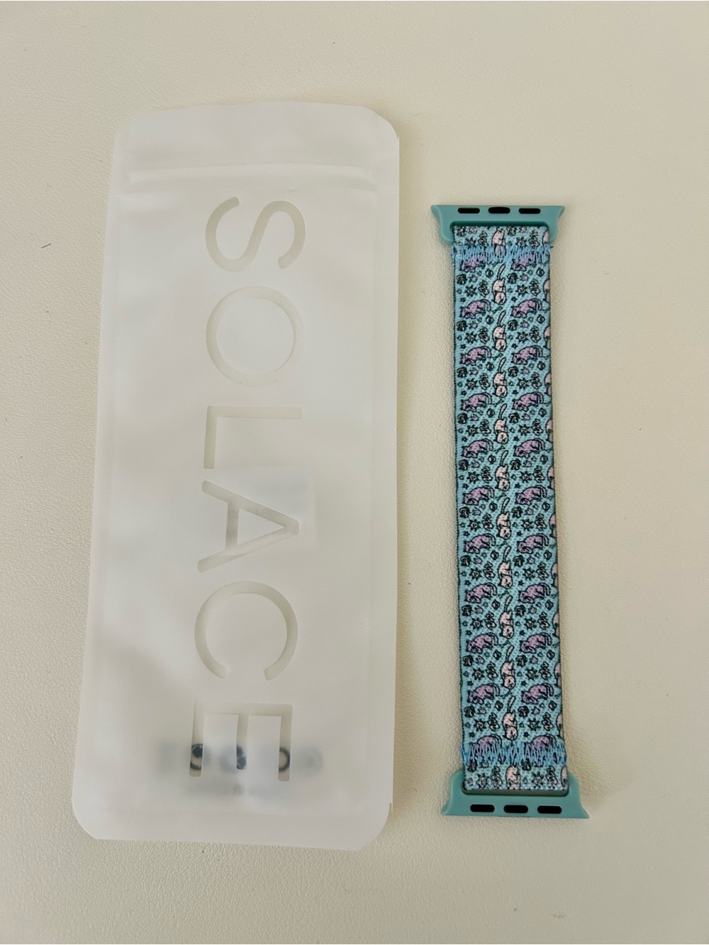 SOLACE Paladin loop multi-color kittens Watch Band - NEW! Small